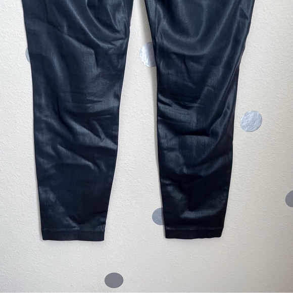 Divine Rights of Denim Skinny Ankle Crop Coated Denim Jeans - Picture 6 of 8